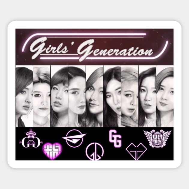 Girls' Generation Sticker by kuygr3d